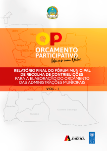 ORÇAMENTO PARTICIPATIVO - RELATÓRIO VOL.01